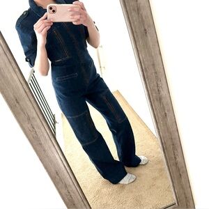 Baby Phat Denim Zip-Front Jumpsuit – Size S(5)– Y2K Icon